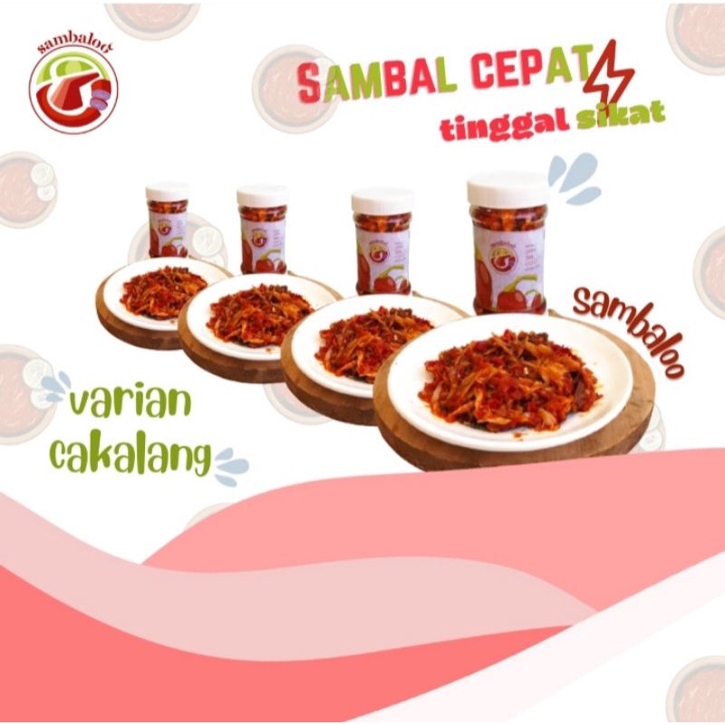 

Sambaloo [new package] Sambal ala Rumahan,Sambal Instan lauk instan