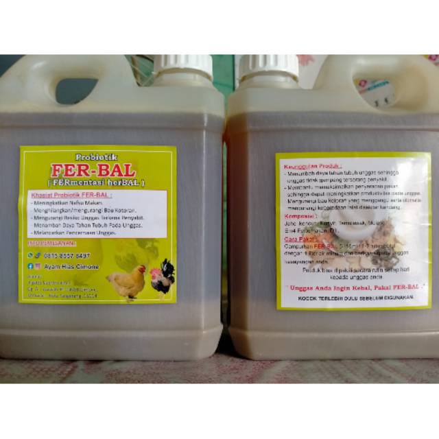 

Jamu Ayam Herbal Probiotik FER-BAL