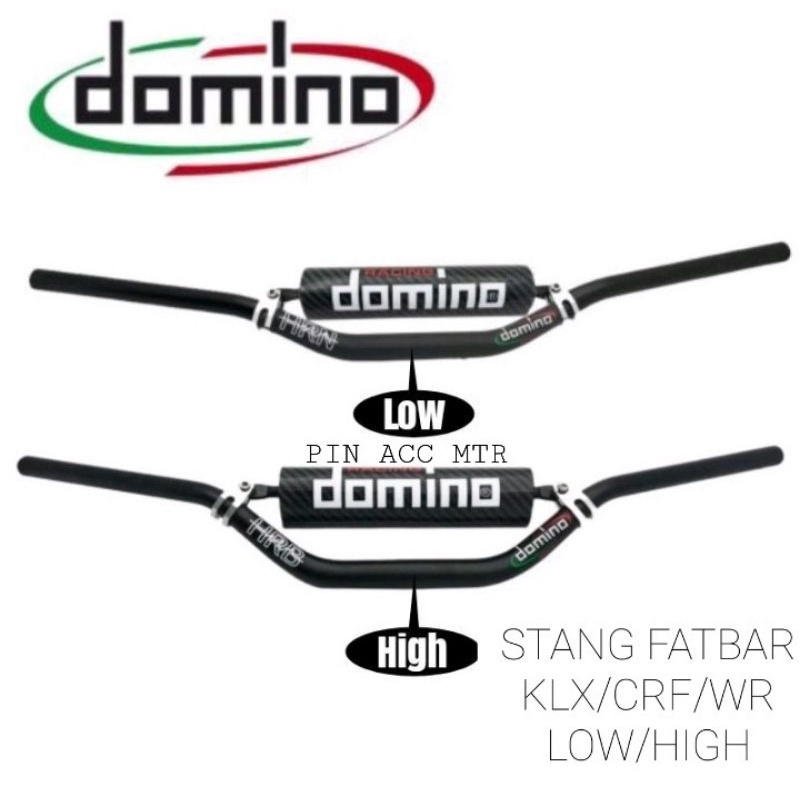 Stang Fatbar Domino HRN &amp; HBR Plus Busa Stang Universal Klx Byson Vixion Cb Crf Street Nmax Pcx Dll