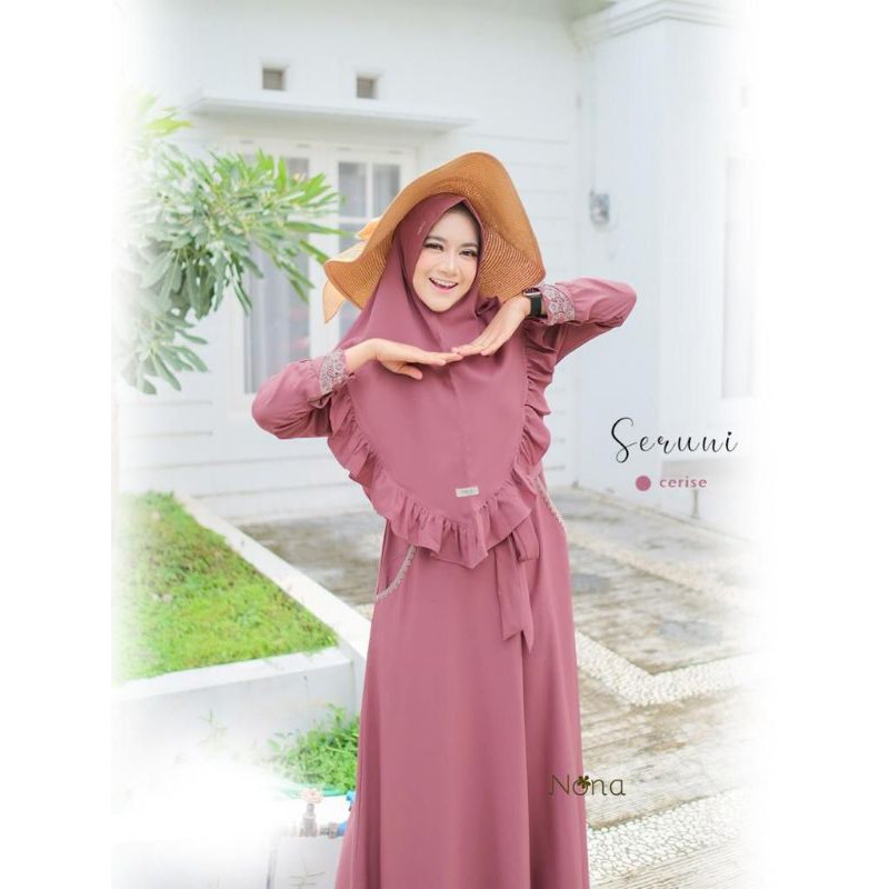 gamis set seruni by nona