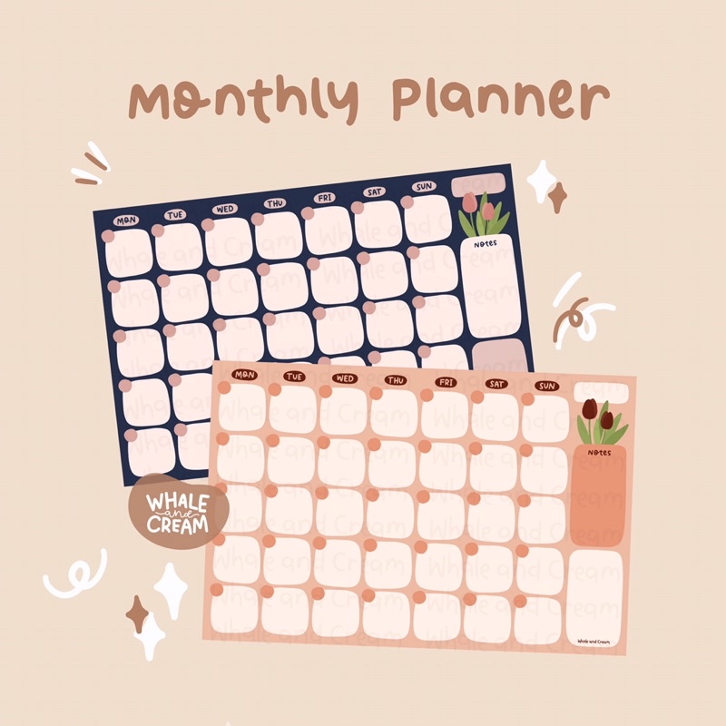 

Wall Planner - Monthly planner