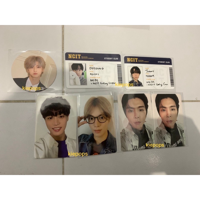 jaemin cc we boom, ncit taeil yuta night, johnny night pc, doyoung johnny ID card