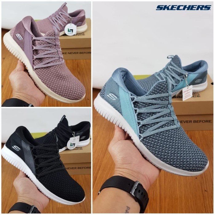 SEPATU WANITA SKECHERS/ SKECHER/ SKETCHERS/ SKETCHER ULTRA HARMONY - HITAM, 36