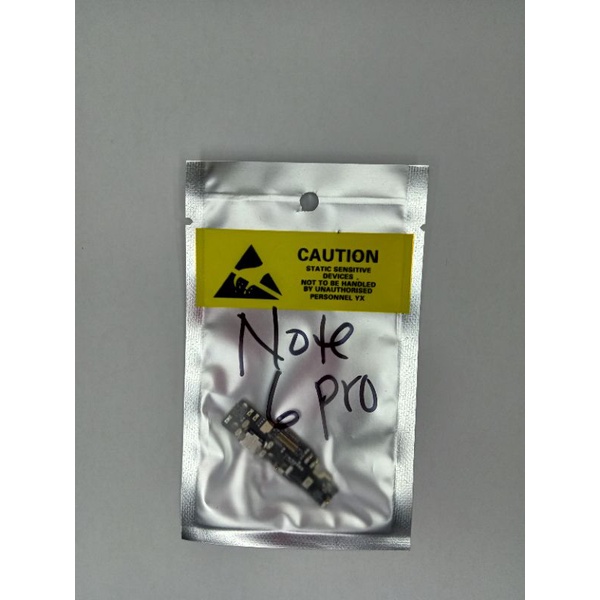 Flexibell Flexible Papan PCB non TC con cas konektor Charger Xioami Redmi note 6 pro