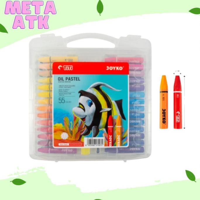 

(PERALATAN MENGGAMBAR) OIL PASTEL / CRAYON MINYAK TITI TI-P-55S / 55 WARNA / COLORS TERBARU