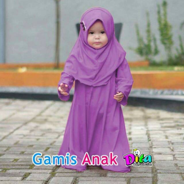 Stelan Gamis Naura Gamis Lucu murah gamis anak