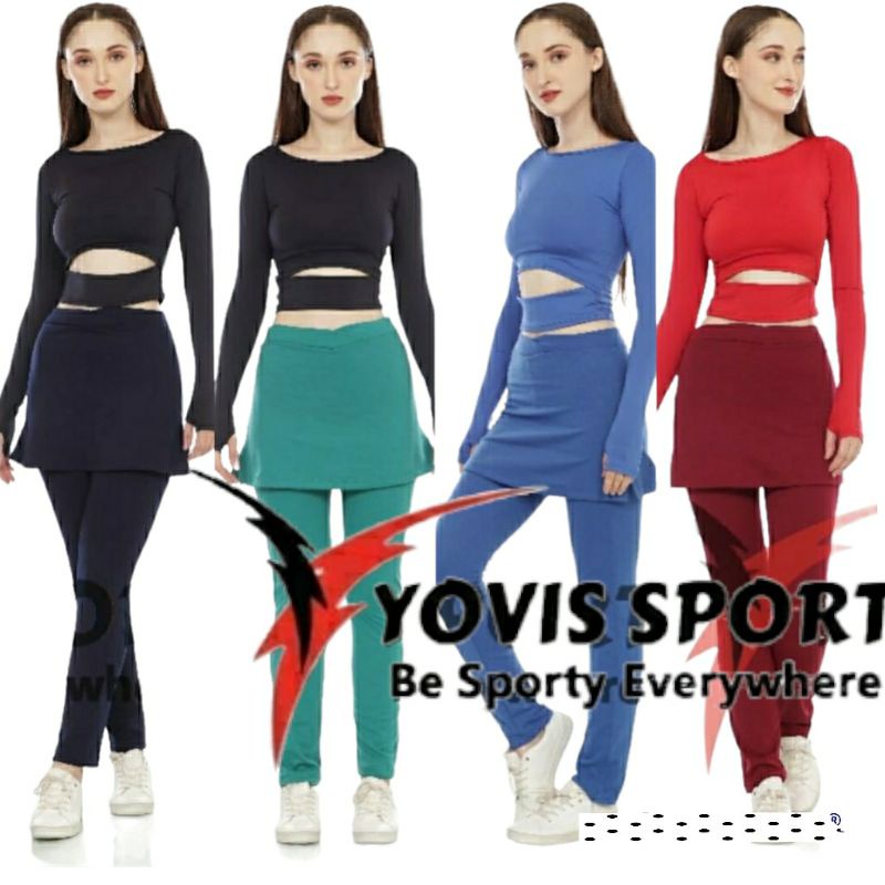 Celana panjang olahraga yovis celana panjang senam yovis