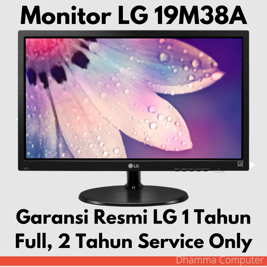 Jual Monitor LG LED 19" 19INCH 19 INCH 18.5" 19M38 19M38A 19M38A-B ...