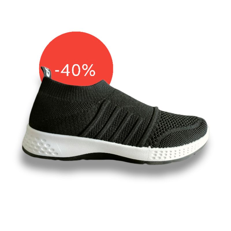 Sepatu Sneaker Kdm Import Wanita Slip On Rajut Original Termurah 86