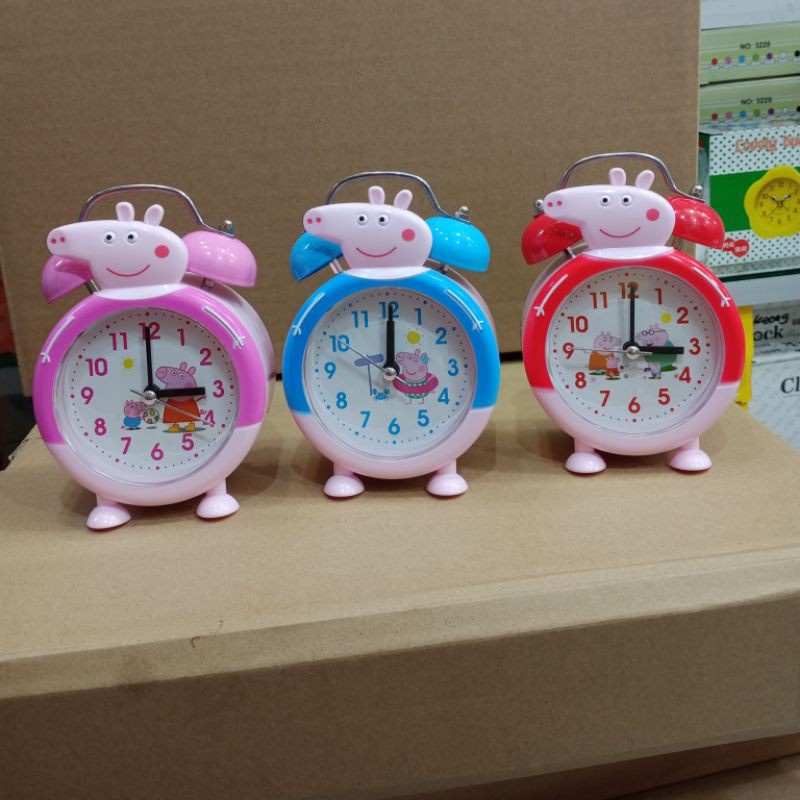 Jam Weker Alarm Twin Bell Karakter Anak / Jam Beker Kring Nyaring