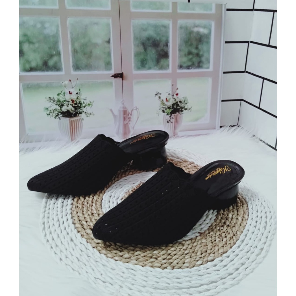 SANDAL RAJUT  BUSTONG YD26/SANDAL HAK TINGGI/SANDAL  WANITA/SANDAL PESTA