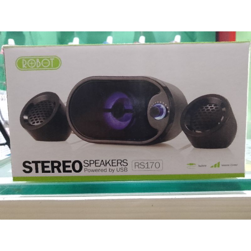 Speaker PC Robot RS 170,Speaker Robot,Speaker ORI,Speaker Murah.Aksesoris komputer.