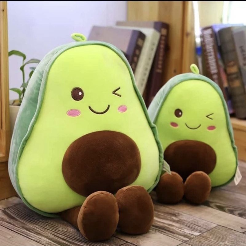 BONEKA BANTAL LUCU KARAKTER LUCU BANTAL AVOCADO