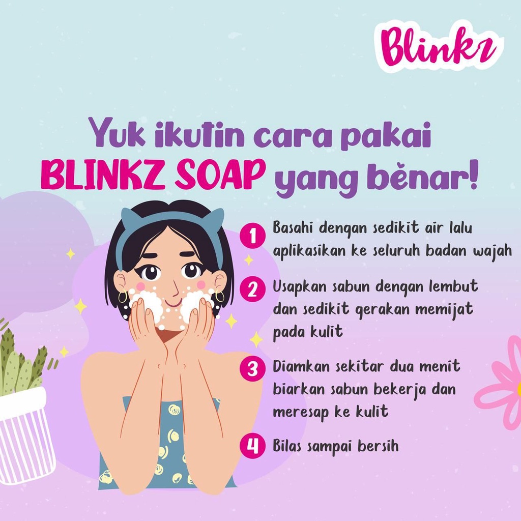 PROMO BLINKZ SOAP SABUN PEMUTIH BADAN AMPUH BPOM ORIGINAL BLINKZ SOAP SKINCARE