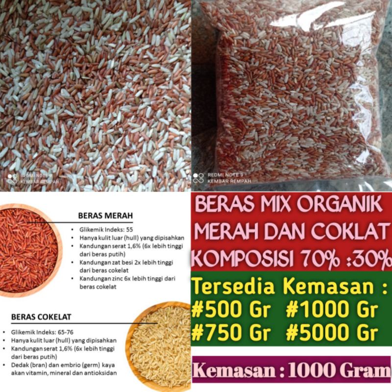 

Mix rice beras mix organik 1 kg