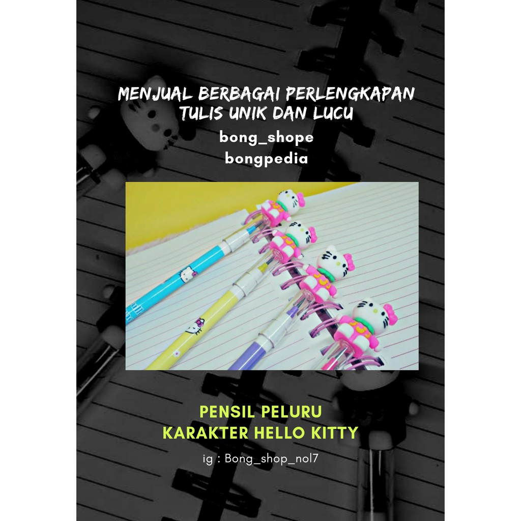 

Pencil Peluru Karakter Hello Kitty|Pensil Hello Kitty|Pensil Hello Kitty Unik