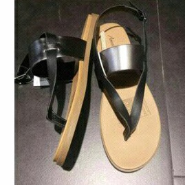 sandal tali american eagle black by payless