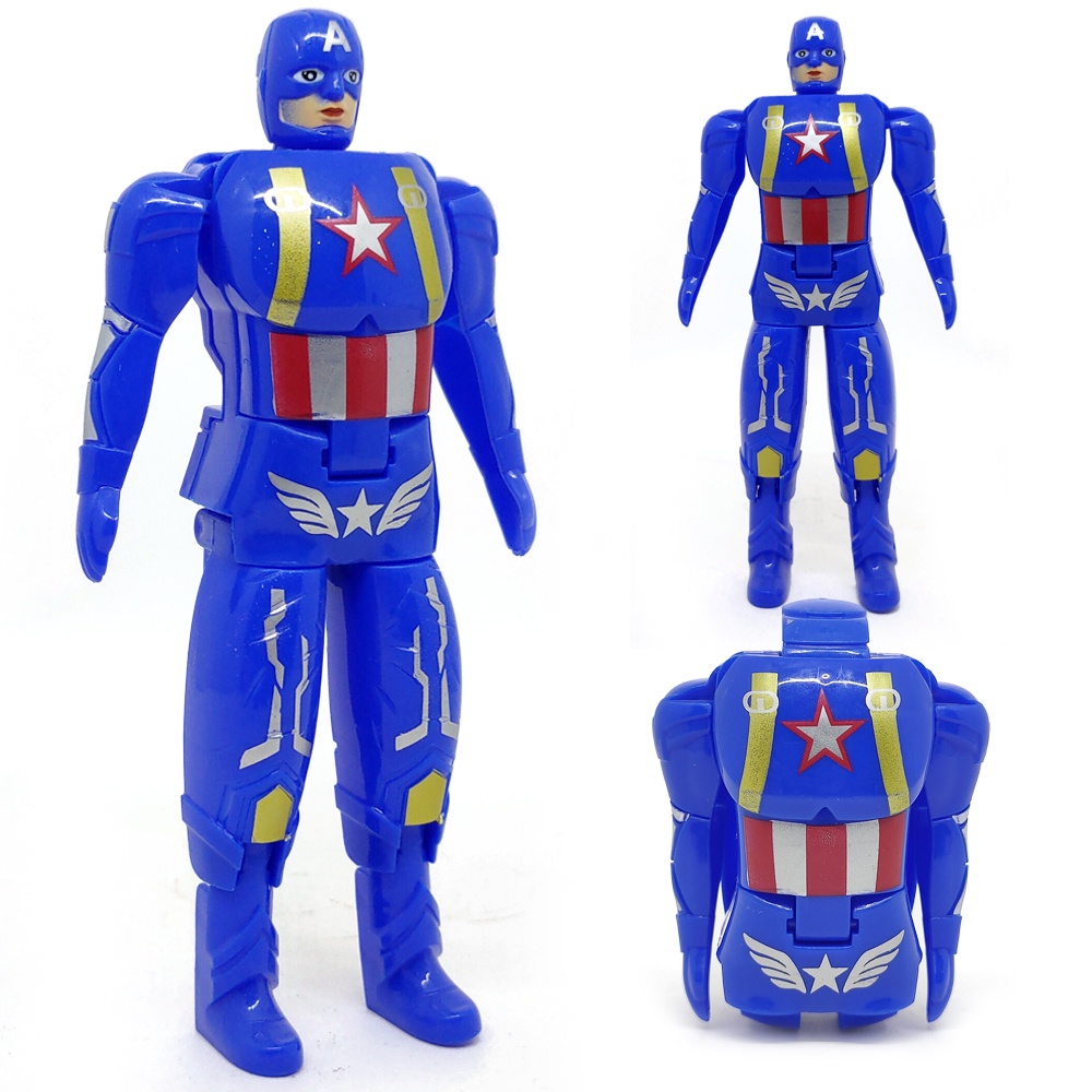 Beli 1 Gratis 1 Mainan Anak Super Hero Deformation EGG 6003C BOGO