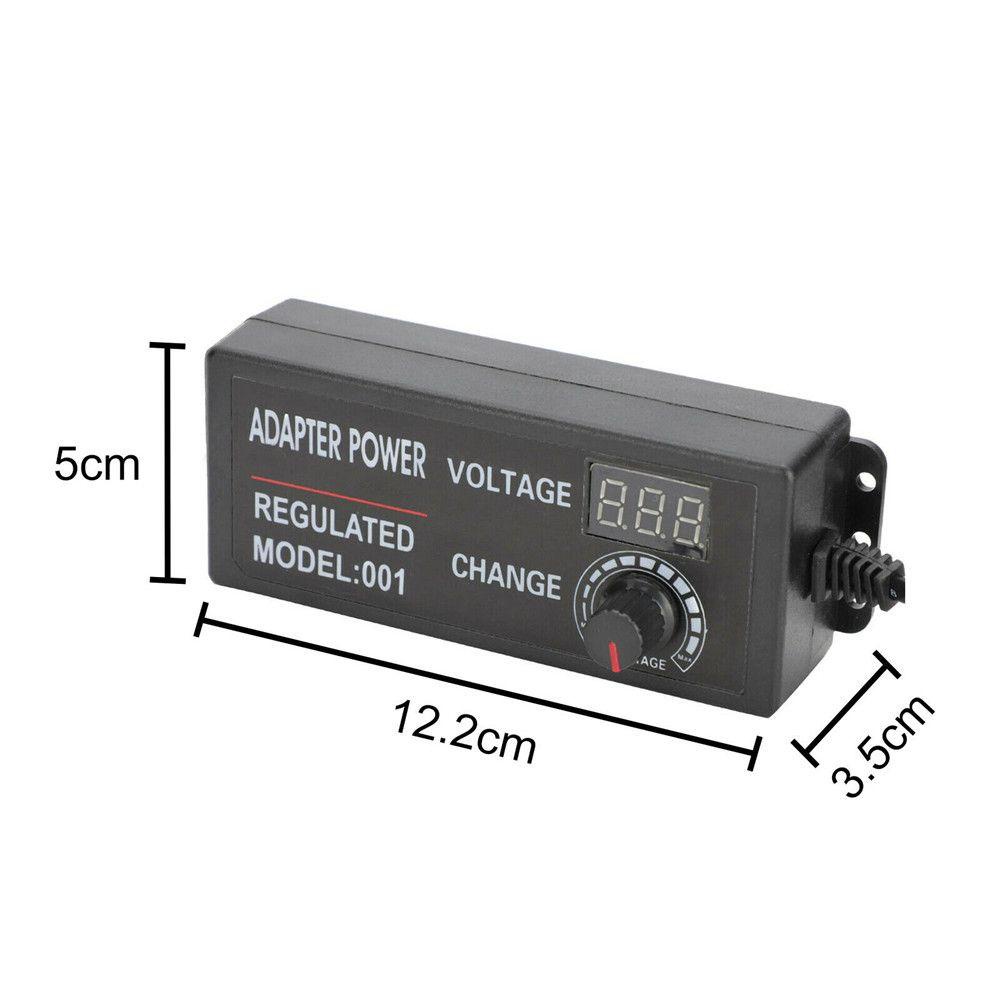 POPULAR Populer Adaptor Power Supply Universal Variable Volt Listrik Adjustable Voltage