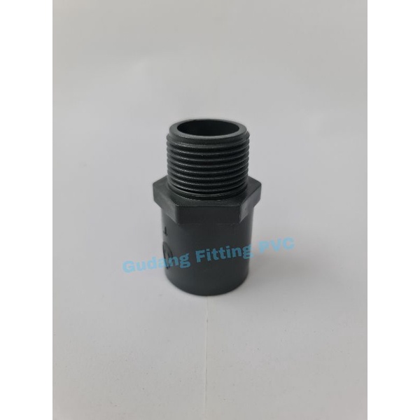 sok drat luar 1 " aw / SDL / sok sambung drat luar pvc Grest