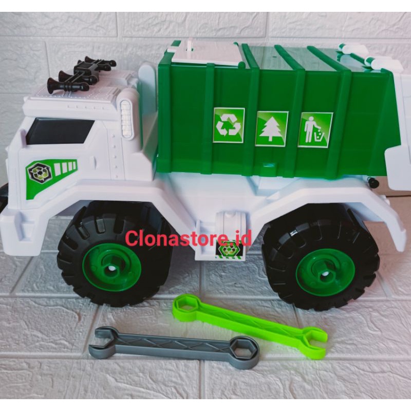 MAINANAN TRUK SAMPAH LEGO UKURAN BESAR