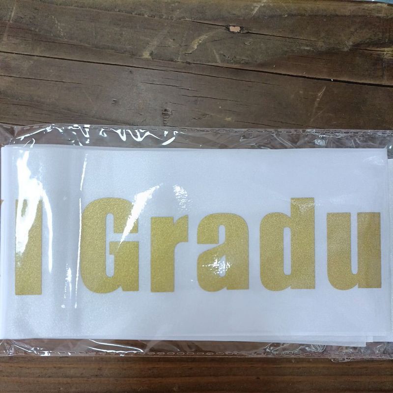 selempang sash graduation