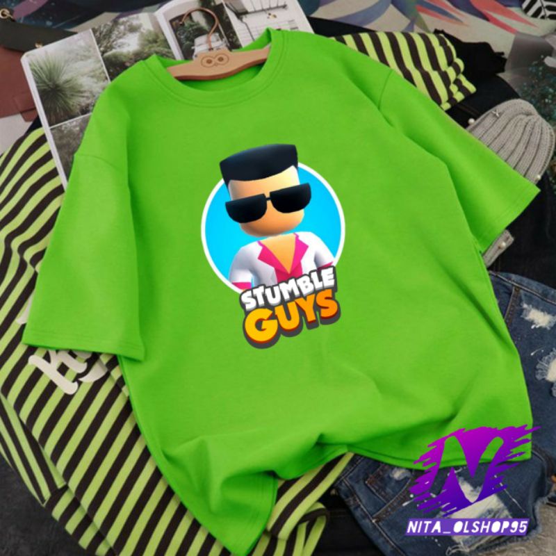 KAOS STUMBLE GUYS ANAk baju kaos anak stumble