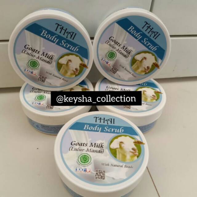 

thai body scrup goats milk 200 ml