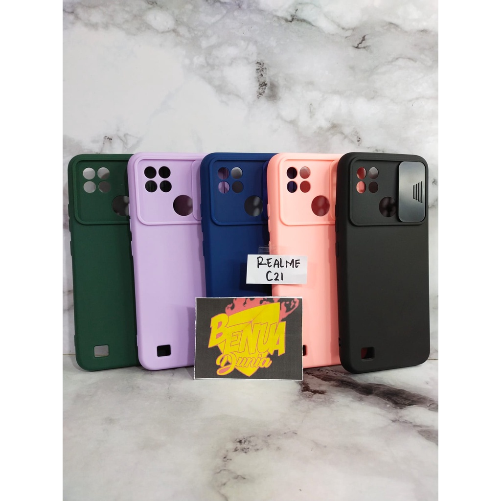 CASE SAMSUNG A52 4G / CASE SLIDE MACARON PELINDUNG KAMERA SAMSUNG A52 4G - BENUA DUNIA