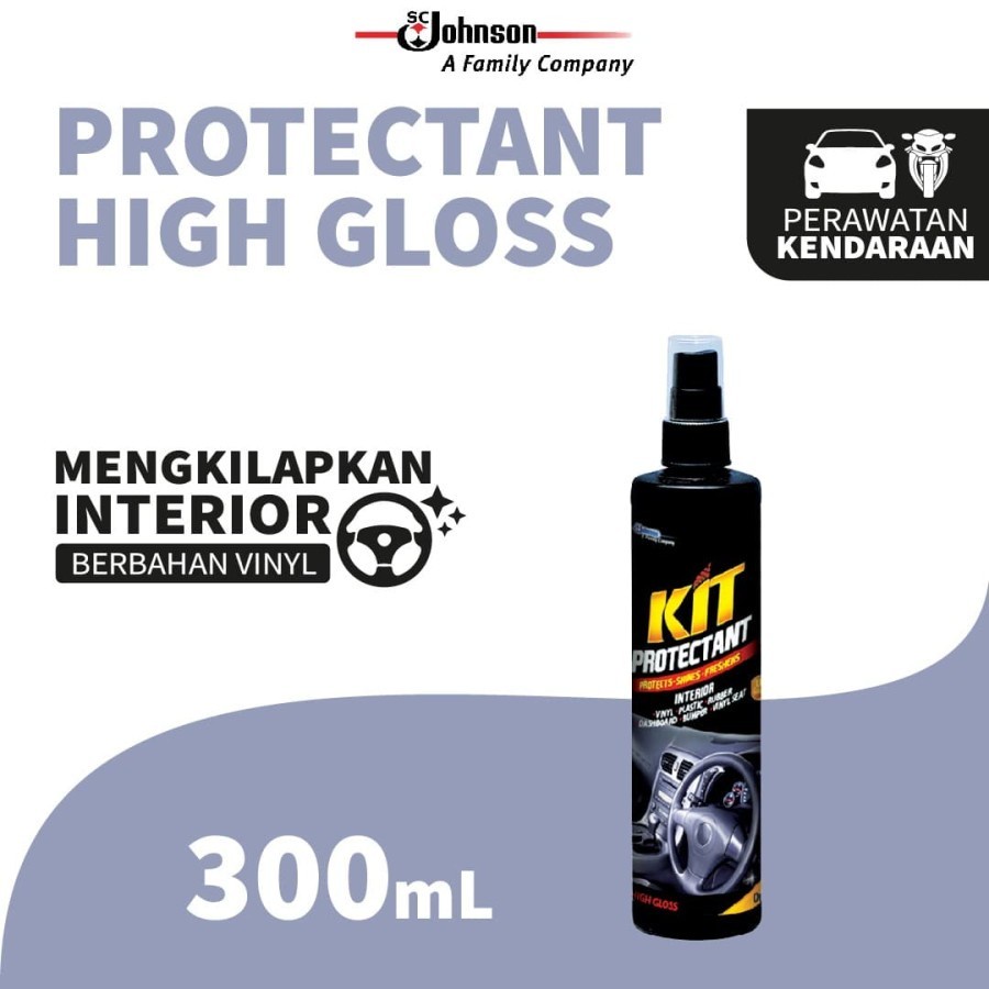 KIT Protectant for Interior Vinyl High Gloss PUMP - 300 ml