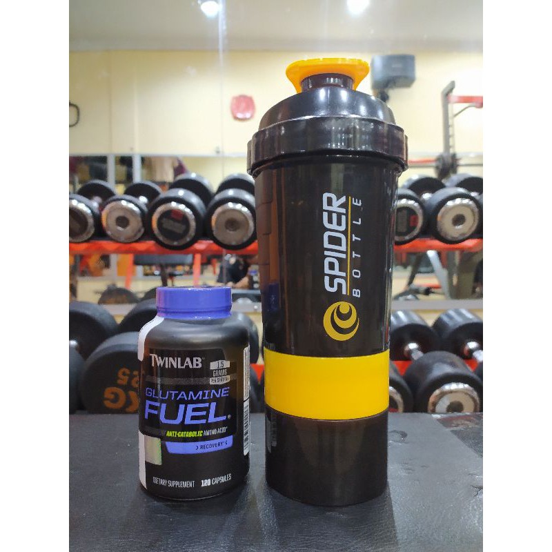 Twinlab Glutamine Fuel 120 caps kapsul amino recovery