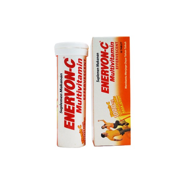 Enervon C Multivitamin Effervescent Suplemen Daya Tahan Tubuh