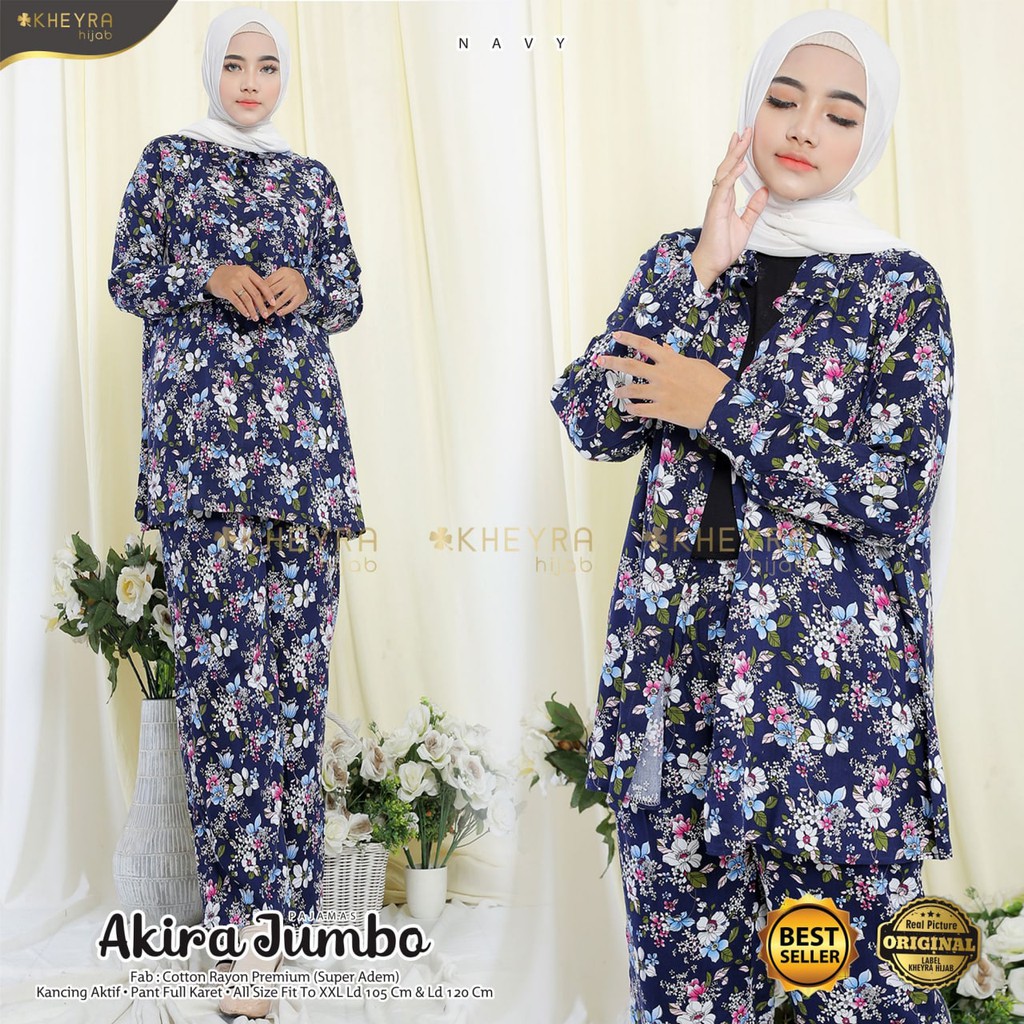 OK - BARU PAJAMAS AKIRA JUMBO SUPER ADEM | PAJAMAS WANITA BEST SELLER | PAJAMAS HIJAB JUMBO CANTIK