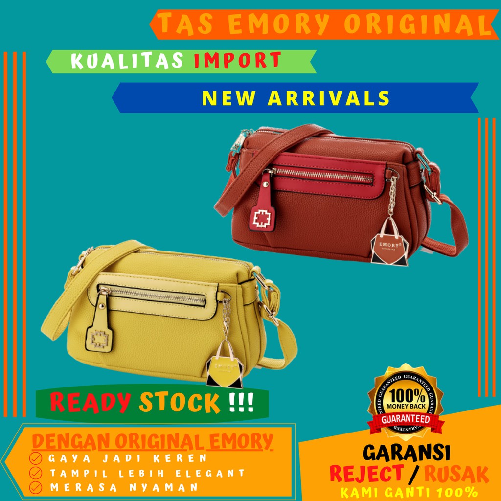 KELUARAN TERBARU TAS EMORY BERTHA ORIGINAL | SHOULDERBAG SLEMPANG IMPORT CEWEK CANTIK DAN MURAH