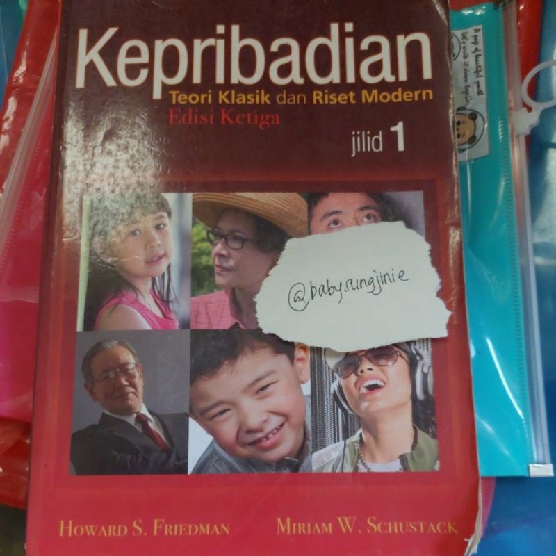 (@babysungjine) Buku bekas Psikologi Kepribadian Howard S Friedman dan Miriam W Schustack