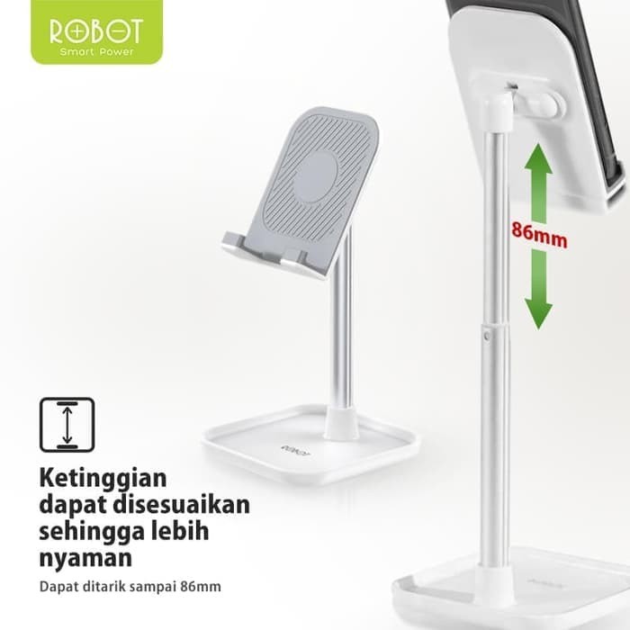 Liftable Foldable Phone Holder Stand HP meja Robot RT-US04