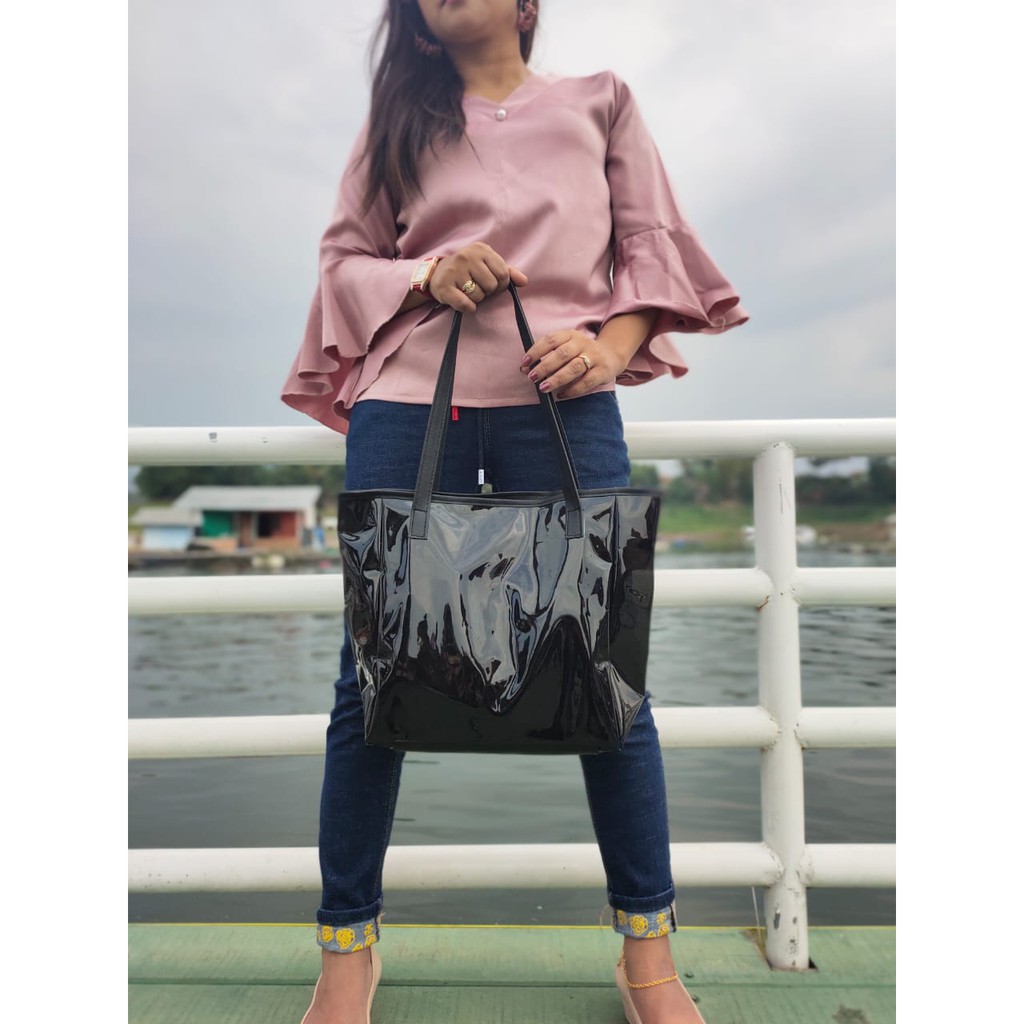 Totebag mika pvc murah ( Isni )