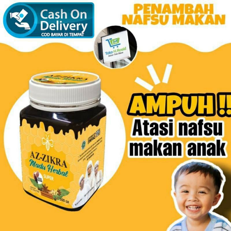 

Madu Herbal Az-Zikra buat sikecil bisa menambah napsu makan