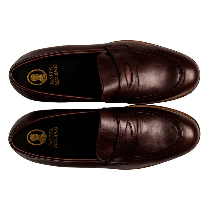 Blake Penny Loafers Brown - Nappa Milano - Sepatu Pria