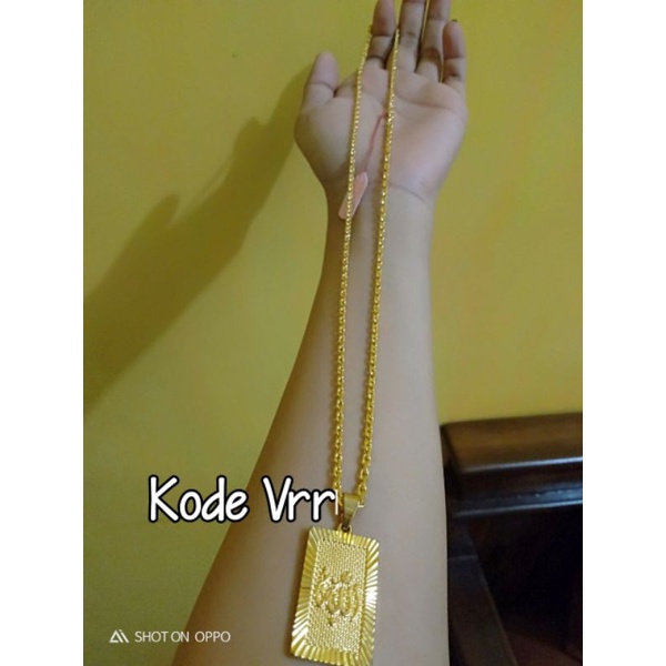 TERMURAH kalung medan nori panjang sepuhan ems24k