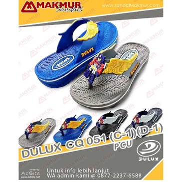 SANDAL JEPIT DULUX ANAK KARATER Jelly Robot Transformer Sandal jepit Anak Laki-Laki Karakter Robot/s