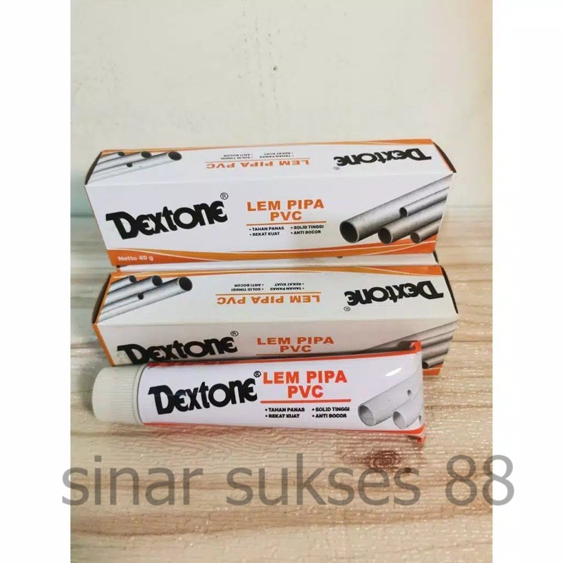 

Lem pipa pvc dextone - lem paralon