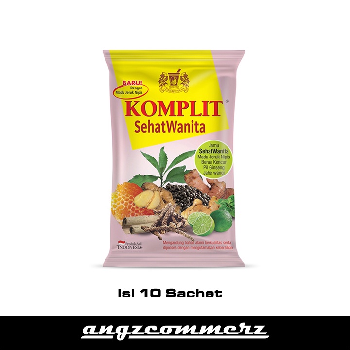 

Sidomuncul Jamu Komplit Sehat Wanita Jeruk Nipis (1 pack 10 pcs)