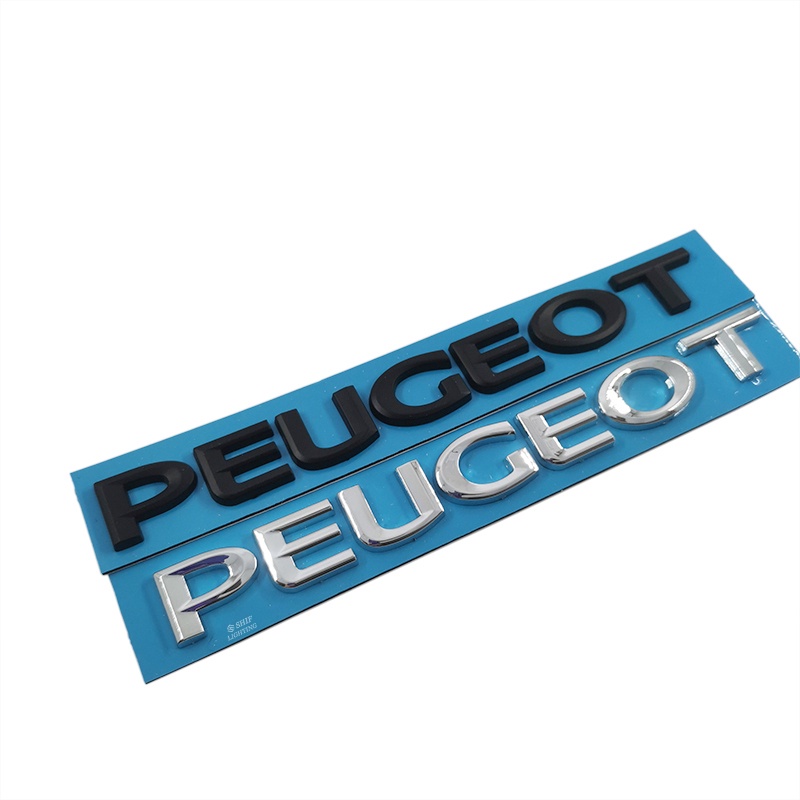 1pc Stiker Emblem Logo PEUGEOT Bahan ABS Untuk Dekorasi Mobil PEUGEOT