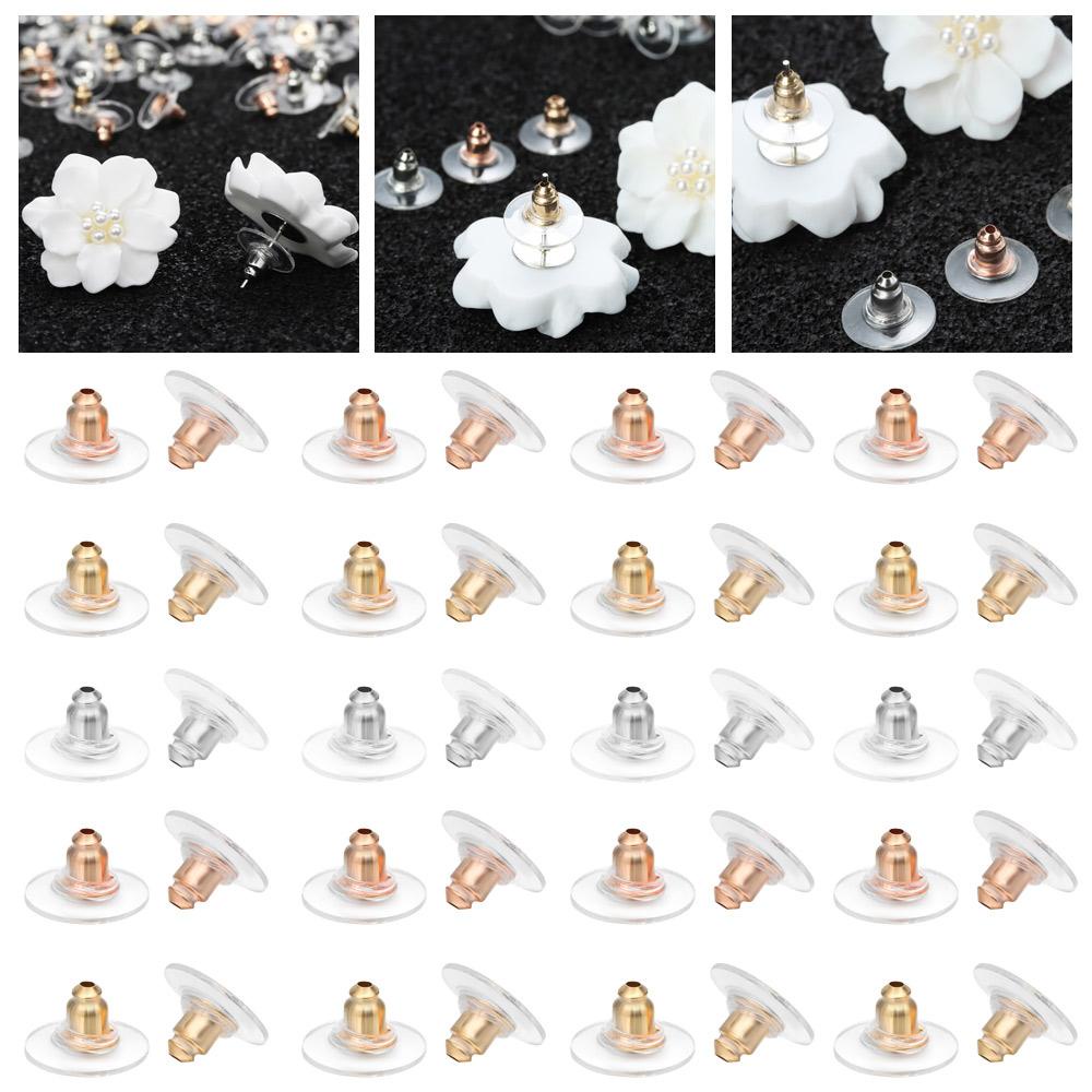 100 Pcs Anting Stud Stoppers Untuk Aksesoris Perhiasan