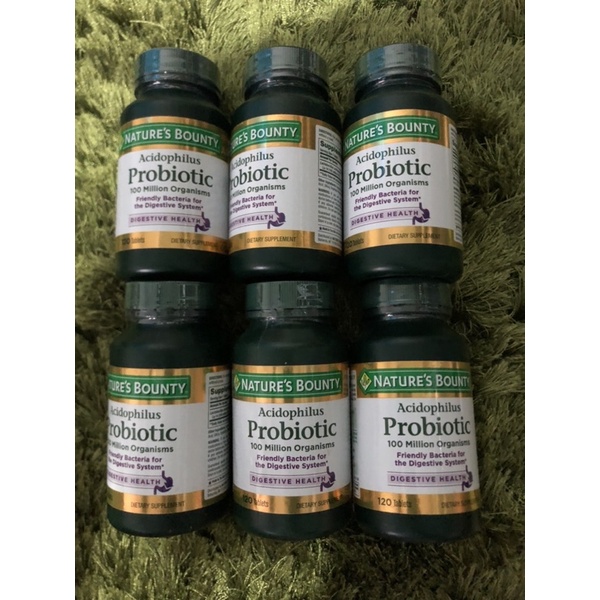 Jual Nature's Bounty Acidophilus Probiotic, 120 Tablets | Shopee Indonesia