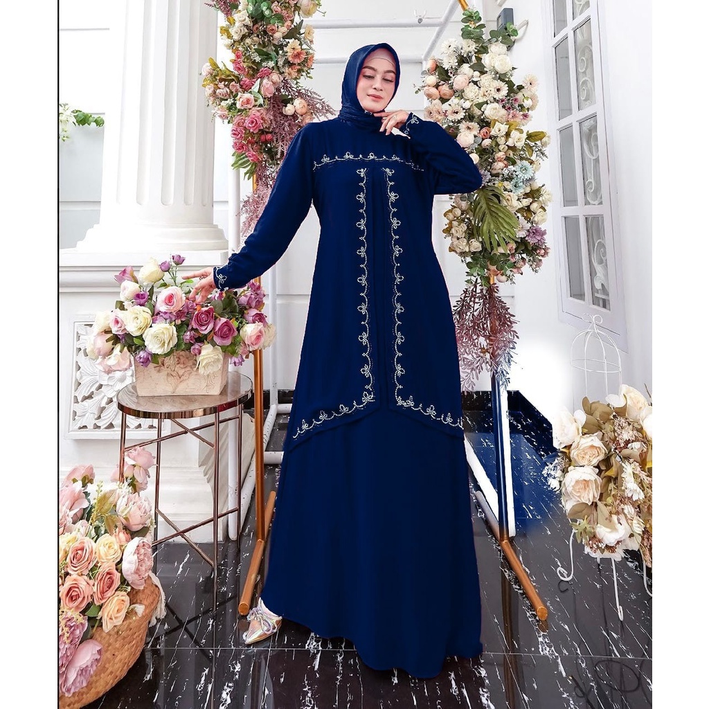 HOPYLOVY - Maxi Dress Gamis Wanita Terbaru Aludra