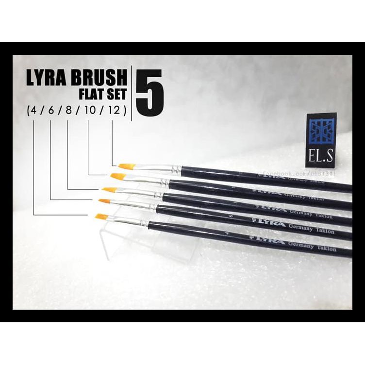 

Lyra Art Brush Flat Set Terlengkap