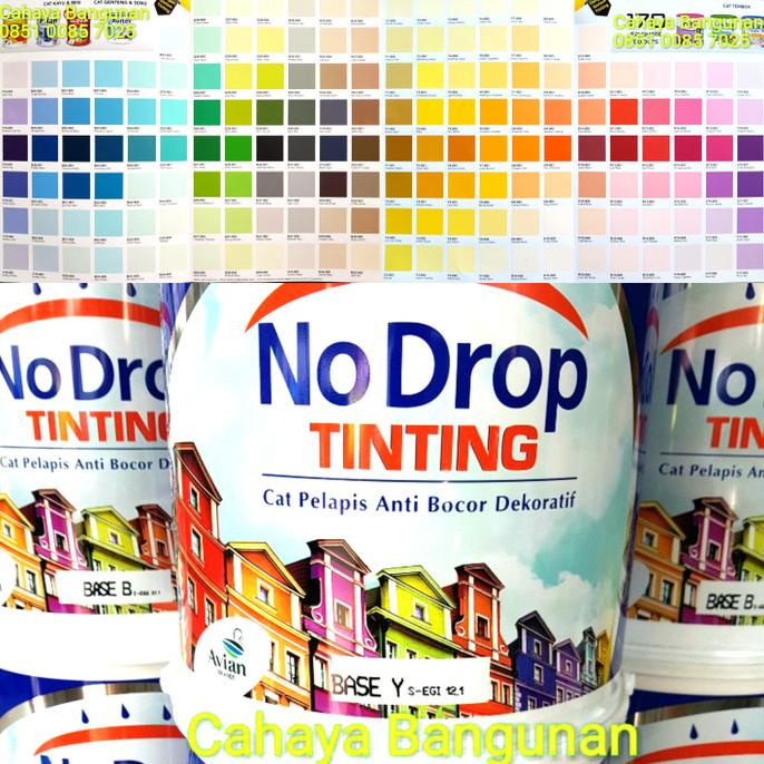 NO DROP NoDrop Aquaproof Tinting Warna Ready Mix Kaleng Galon 4Kg 4 Kg