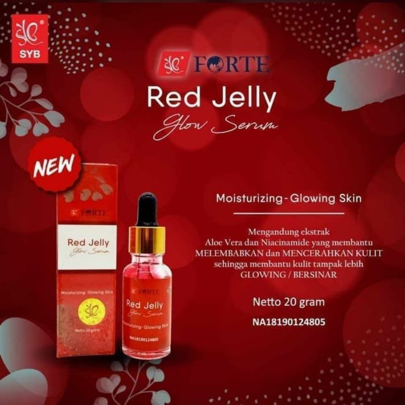 Medan Termurah Glow serum Red jelly SYB BPOM forte